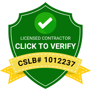 Clickable badge to verify CSLB license.